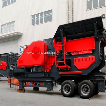 Mobile Jaw Crusher Machine For Stone Production Line